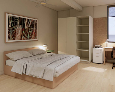 Double bed studio at Eski Camperdown